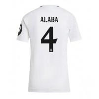 Real Madrid David Alaba #4 Fußballbekleidung Heimtrikot Damen 2024-25 Kurzarm